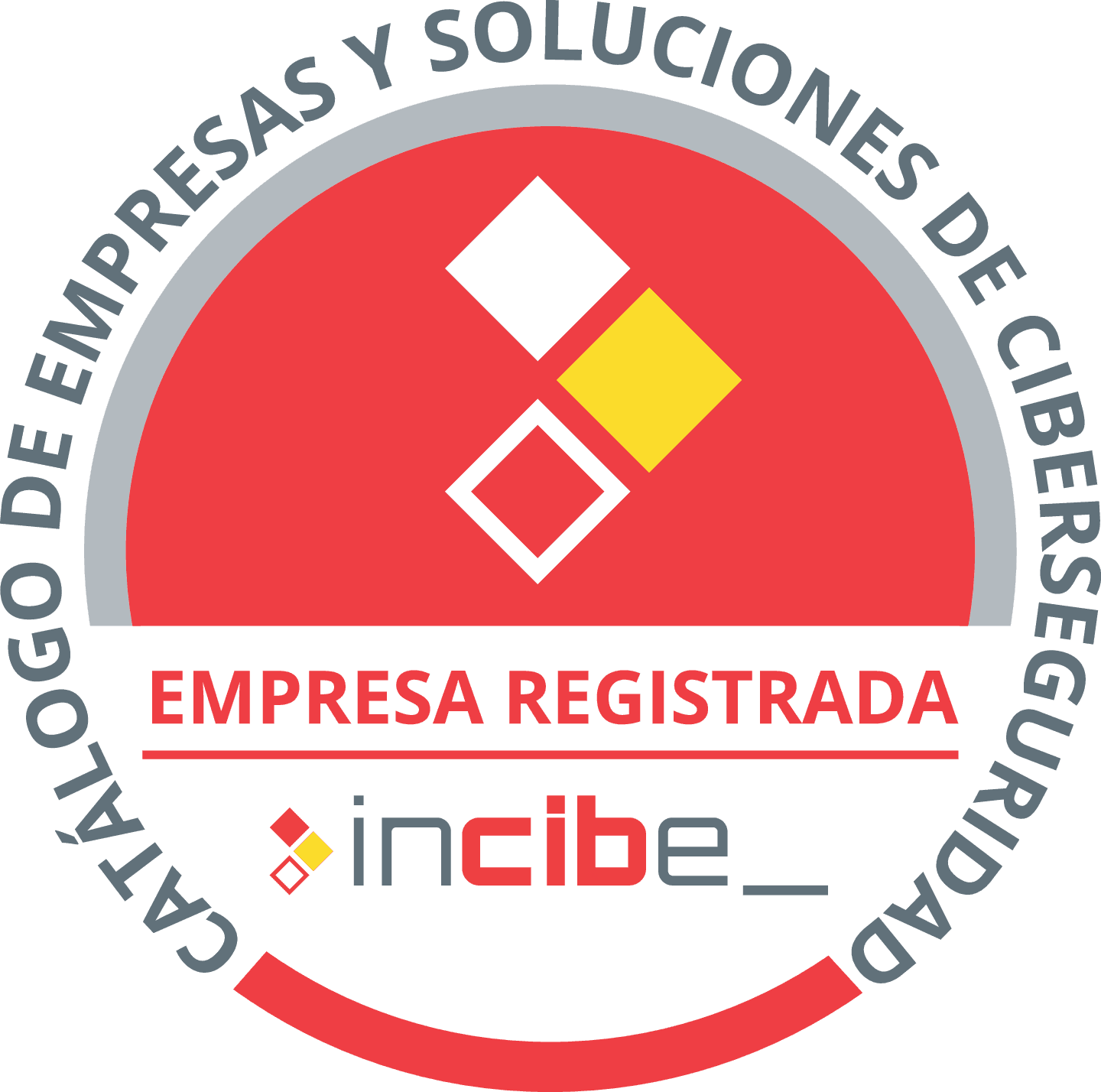 INCIBE - Sello Catálogo de empresas y soluciones de ciberseguridad (empresa registrada)